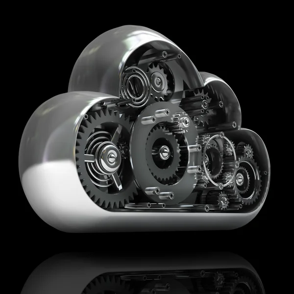 Metallic cloud — Stock Photo, Image