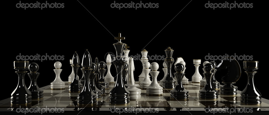 Check mate no Xadrez Stock Photo