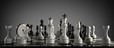 Satranç kavram resim - Şah mat