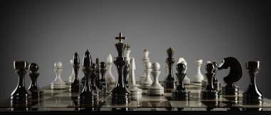 Satranç kavram resim - Şah mat