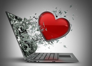 çıkış kart işareti laptop ekran monitör tarafından.