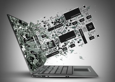bilgisayar mikroçip cpu çıkmak laptop ekran monitör tarafından