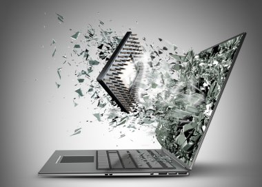 mikroçip cpu çıkış laptop monitör tarafından