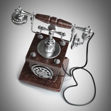 Retro telefon.