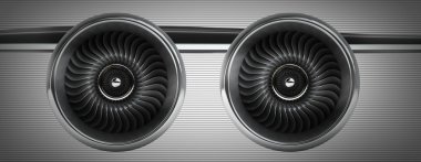 Jet motorları Önden Görünüm