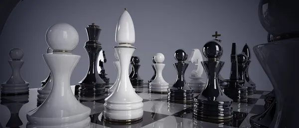 Chess concept image - checkmate — Stock Photo, Image