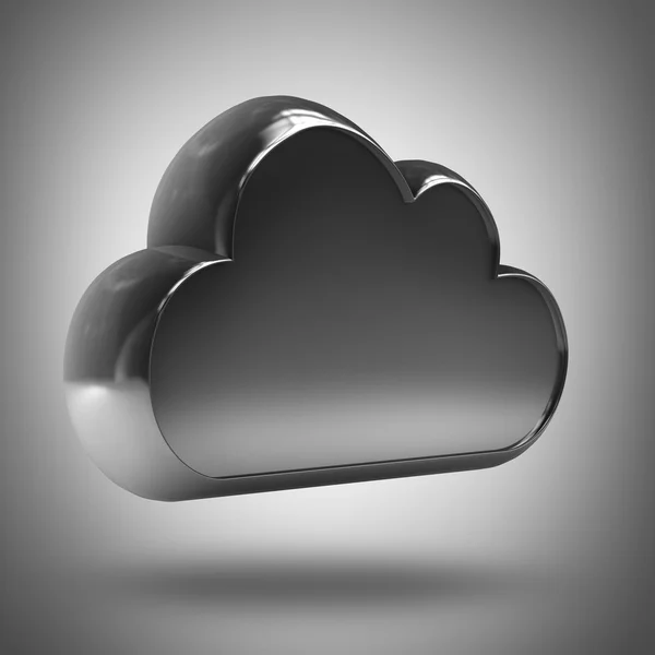 3d metallic cloud — Stock Photo, Image