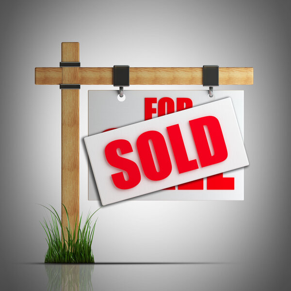 For sale (SOLD) sign