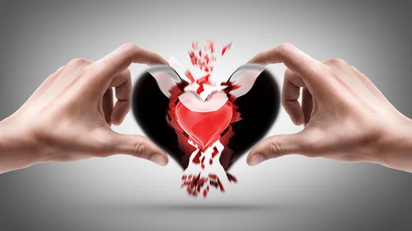 Cuore spezzato — Foto Stock