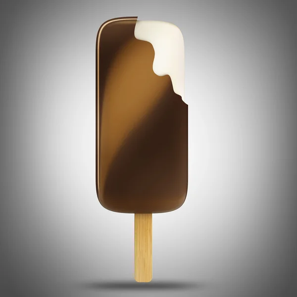 Ice cream bar on a stick — Stock Photo, Image
