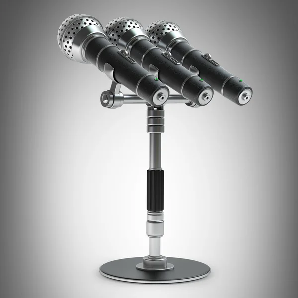 Microphones. — Stock Photo, Image