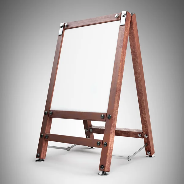 Blank Canvas on easel. — Stock Photo, Image