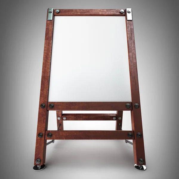 Blank Canvas on easel. — Stock Photo, Image