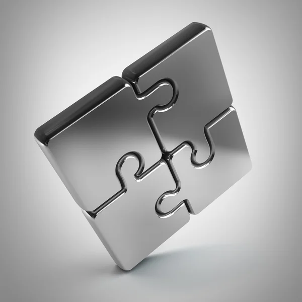 Puzzle icon — Stock Photo, Image