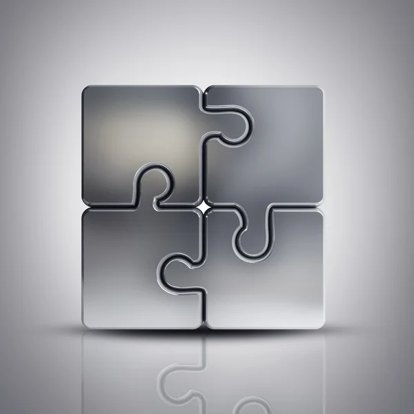 Puzzle icon — Stock Photo, Image