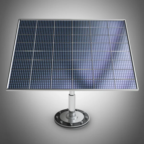 Solar battery panel 3d illustration — Stock Photo, Image