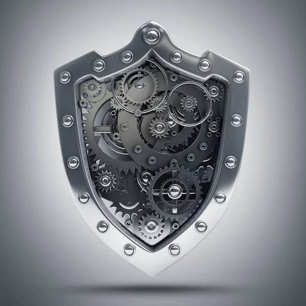 Shield depicting protection — Stock Photo, Image