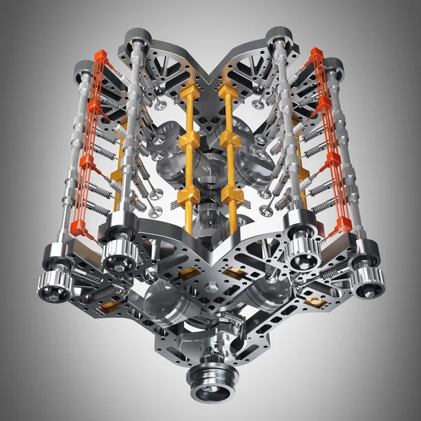 modern otomobil motoru kavramı