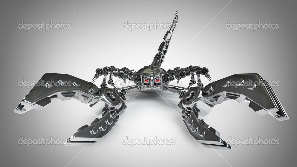 3d robot Scorpion.
