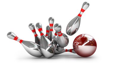 3D bowling topu iğne çökmesini
