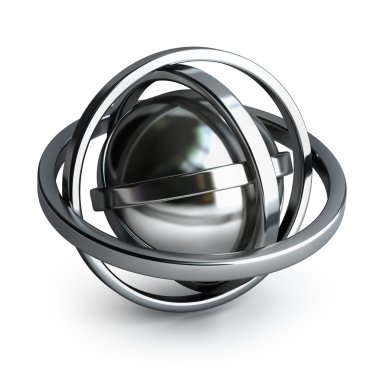 Gümüş parlak molekül yapısı