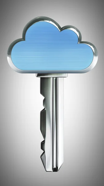 Cloud met sleutel. — Stockfoto
