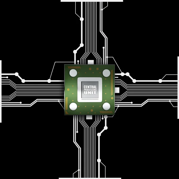 Işlemci birimi cpu — Stok fotoğraf