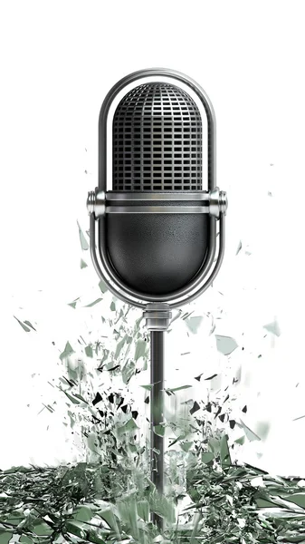 Mikrofon Retro — Zdjęcie stockowe