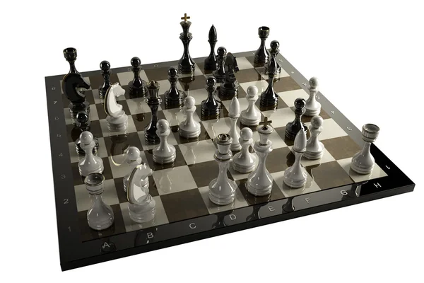 Image concept d'échecs - échec mat — Photo