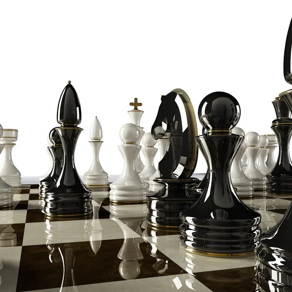 Schack begreppet bild - checkmate — Stockfoto