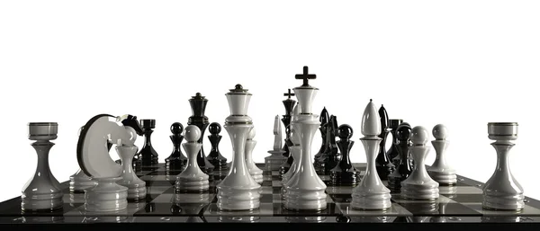 Chess concept image - checkmate. — Stock Photo, Image