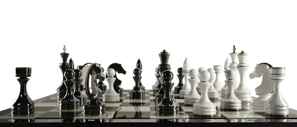 Образ концепции шахмат - шах и мат . — стоковое фото