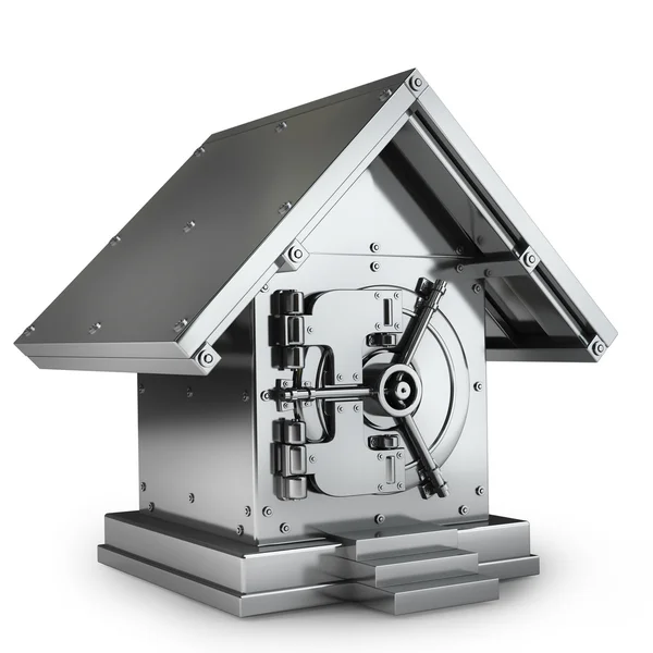 Bank Safe in form of house — Stock Photo, Image