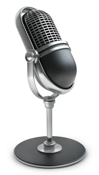 Retro-Mikrofon. — Stockfoto