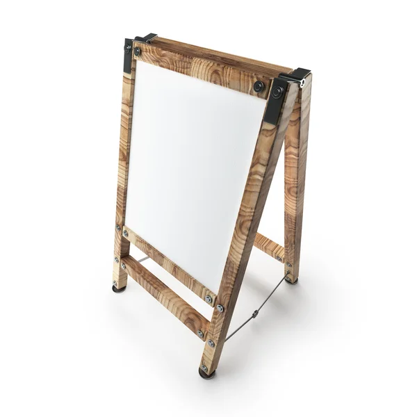 Blank Canvas on easel — Stock Photo, Image