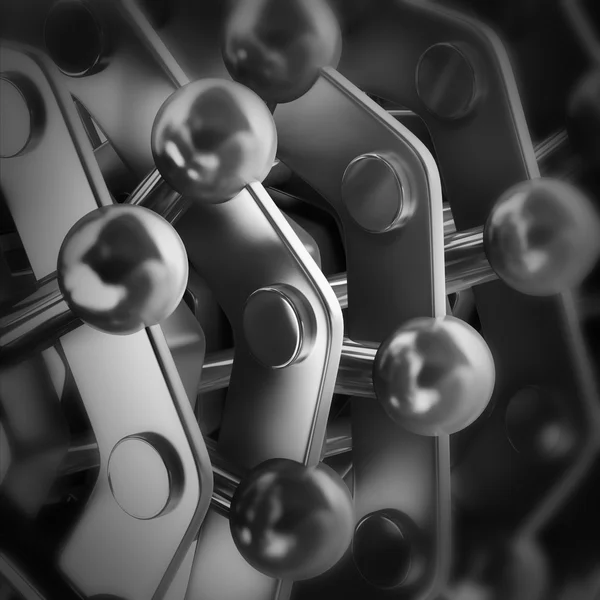 Molekylstruktur bakgrund — Stockfoto