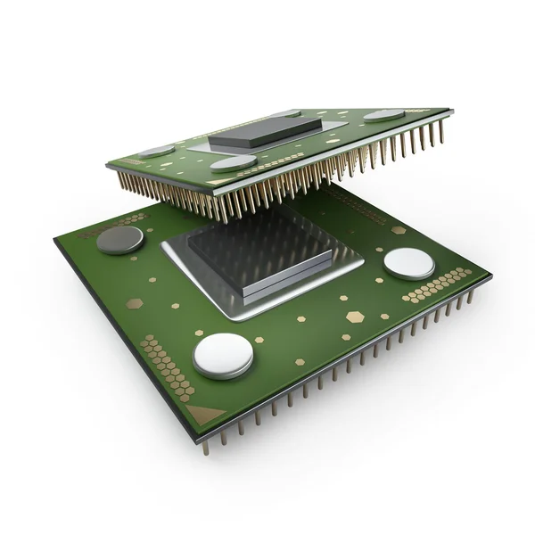 Processoreenheid cpu — Stockfoto