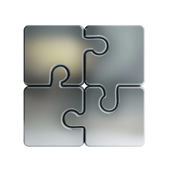 Ícone de Puzzle — Fotografia de Stock