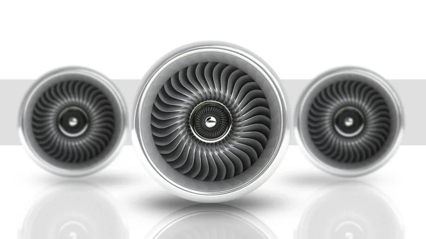 Jet engines front view. — Stock Photo, Image