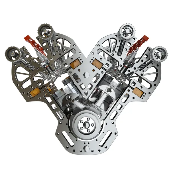 V8 Car engine. — Stock Photo, Image