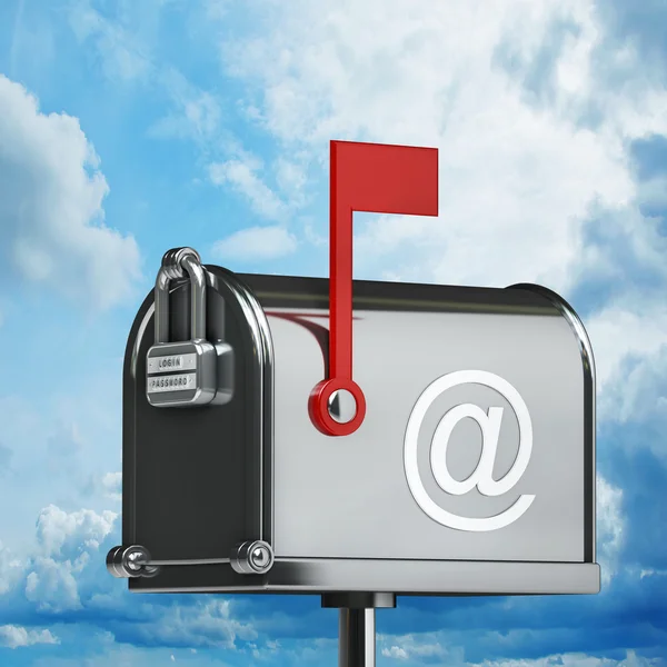 Mailbox hohe Auflösung 3d — Stockfoto