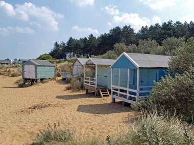 eski bir hunstanton, plaj kulübe