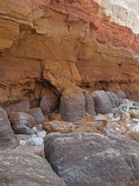 hunstanton, ünlü çok renkli kayalıklar