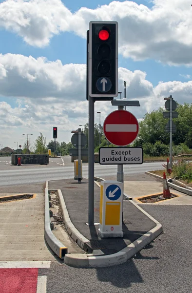 Cambridgeshire kieruje autobusem sposób, — Zdjęcie stockowe