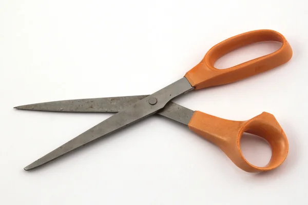 Апельсиновые ножницы — стоковое фото