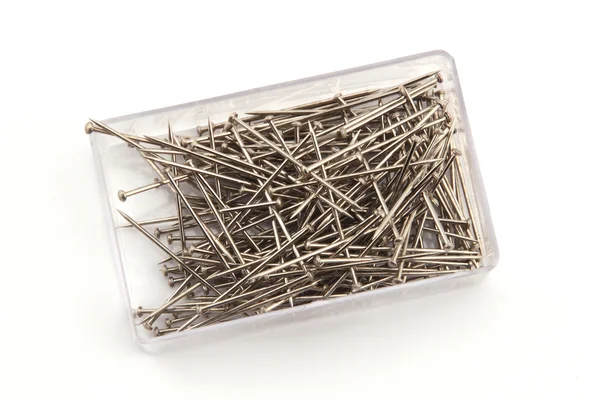 PIN gebruikt wanneer naaien — Stockfoto