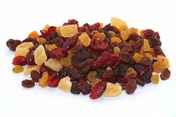 Close up of mixed dried fruit. — Stock Photo, Image