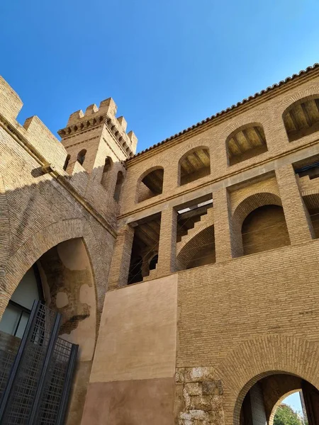 Hermoso Gran Histórico Zaragoza España Día Cálido Soleado —  Fotos de Stock