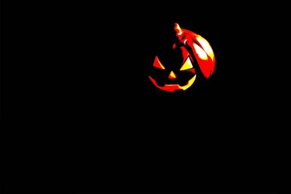 Красивый Шоколадный Хэллоуин Тыква Джек Фонарь Темном Фоне — стоковое фото