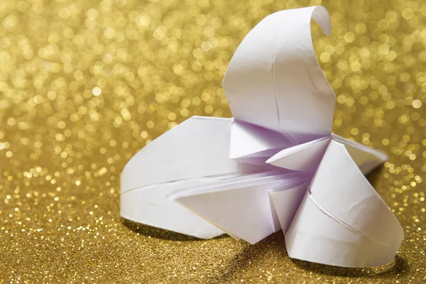 Origami lily — Stock Photo, Image